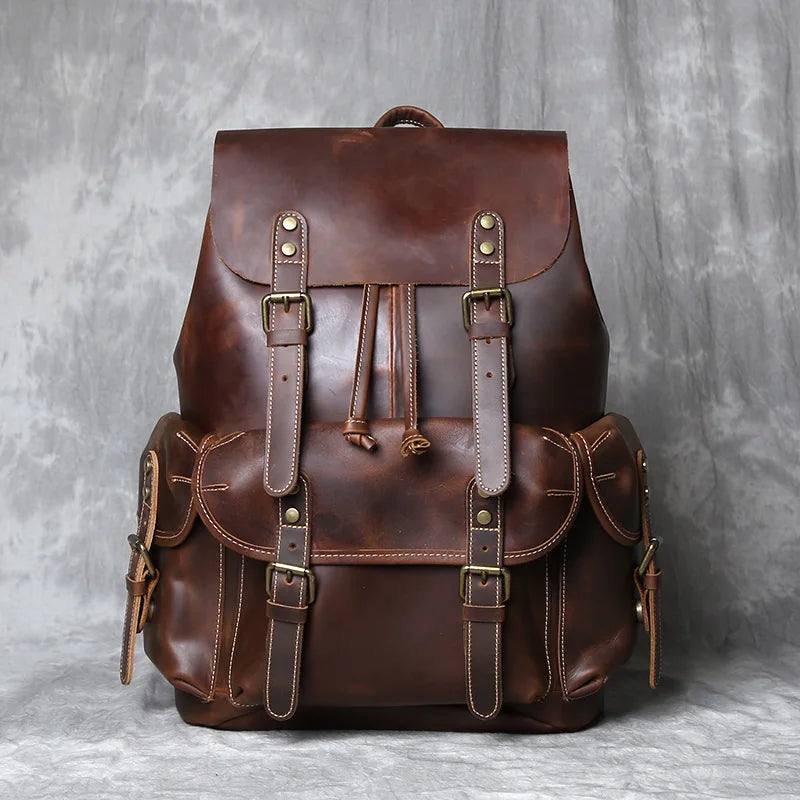 Sac à dos CUIR homme "PARATROOPER"
