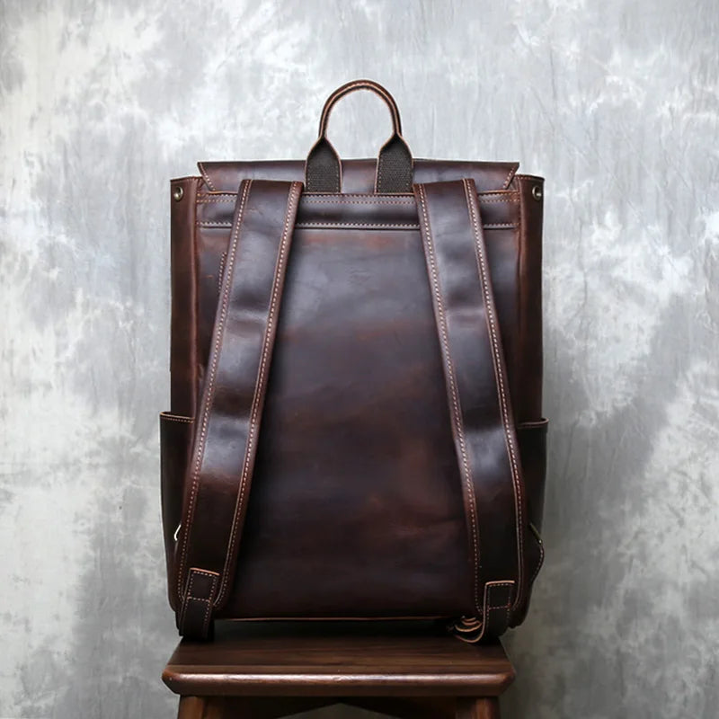 Sac à dos cuir homme "STRAIGHT BAG"