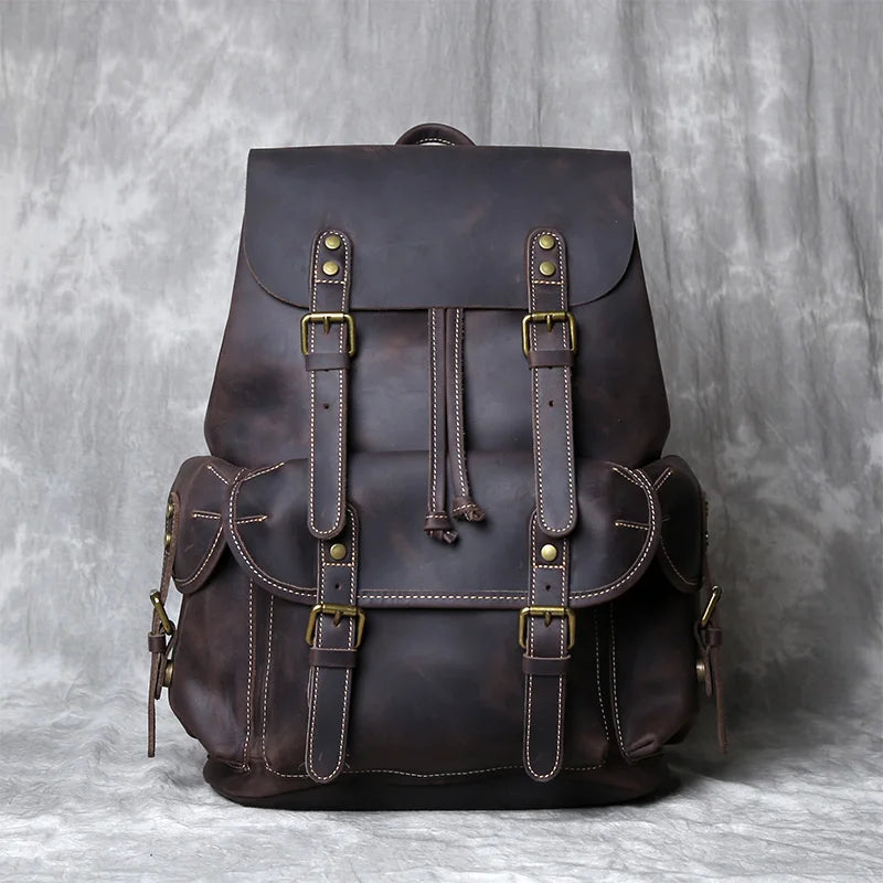 Sac à dos CUIR homme "PARATROOPER"