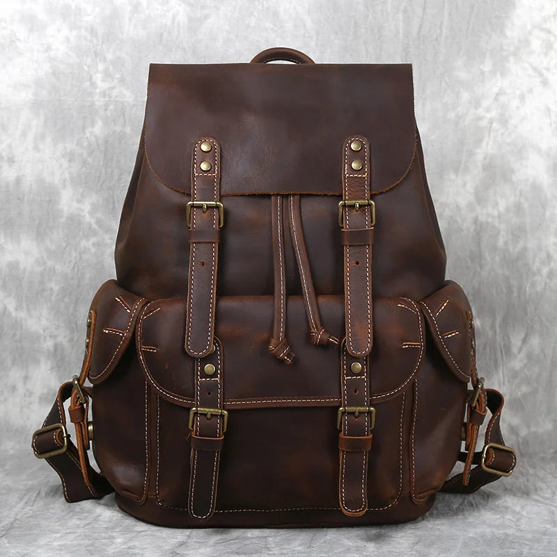 Sac à dos CUIR homme "PARATROOPER"
