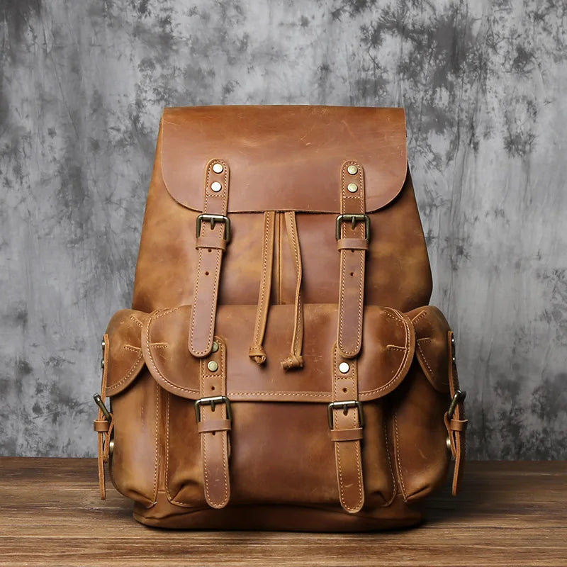 Sac à dos CUIR homme "PARATROOPER"