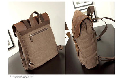 Sac à dos cuir homme "NEW TEACHER"