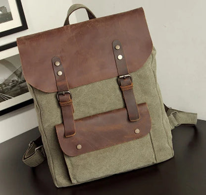 Sac à dos cuir homme "NEW TEACHER"