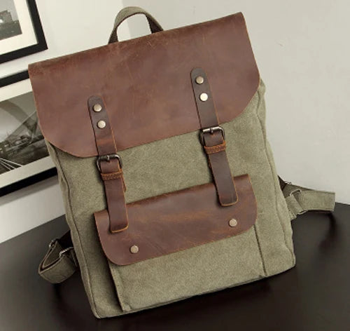 Sac à dos cuir homme "NEW TEACHER"