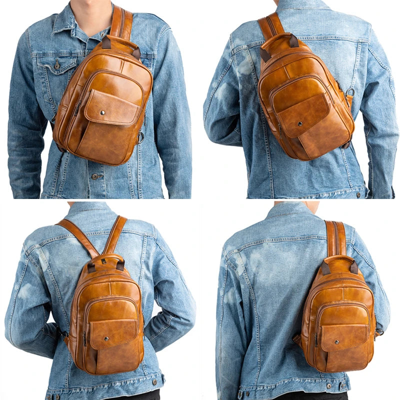 Sac à dos cuir Homme "MOTAORA"
