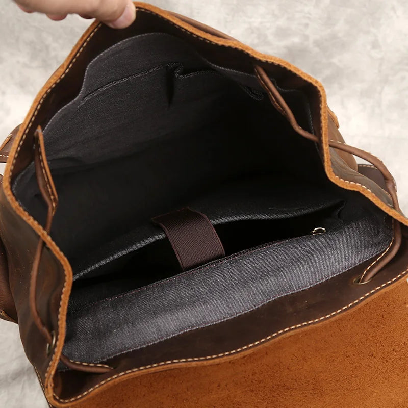 Sac à dos CUIR homme "PARATROOPER"