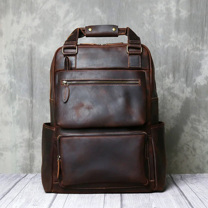 Sac à dos cuir homme "TRAVEL"