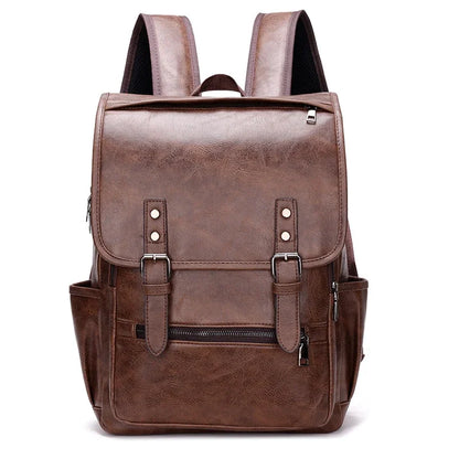 Sac à dos cuir homme "MEN ZIPPER"