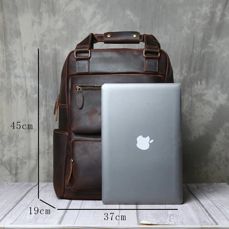 Sac à dos cuir homme "TRAVEL"