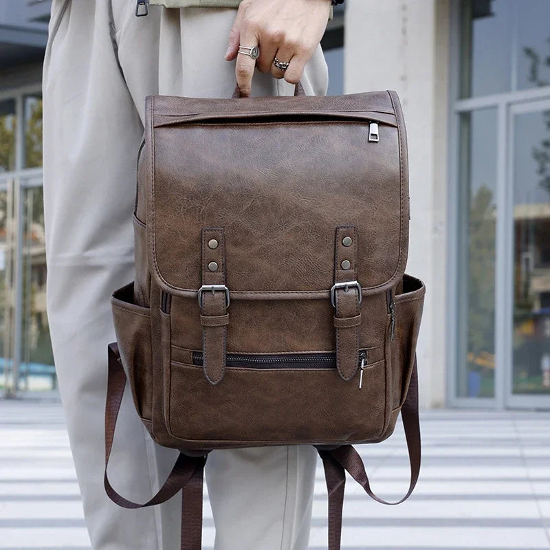 Sac à dos cuir homme "MEN ZIPPER"