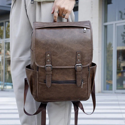 Sac à dos cuir homme "MEN ZIPPER"