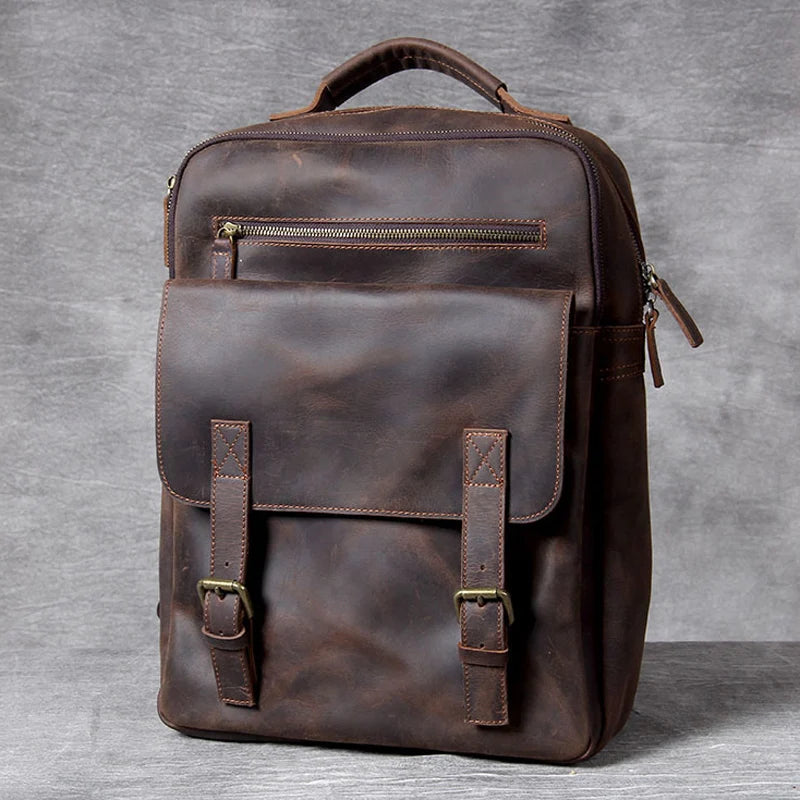 Sac à dos cuir homme "JOIN ARMY"