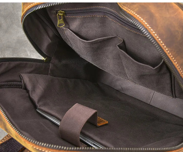 Sac à dos cuir homme "JOIN ARMY"