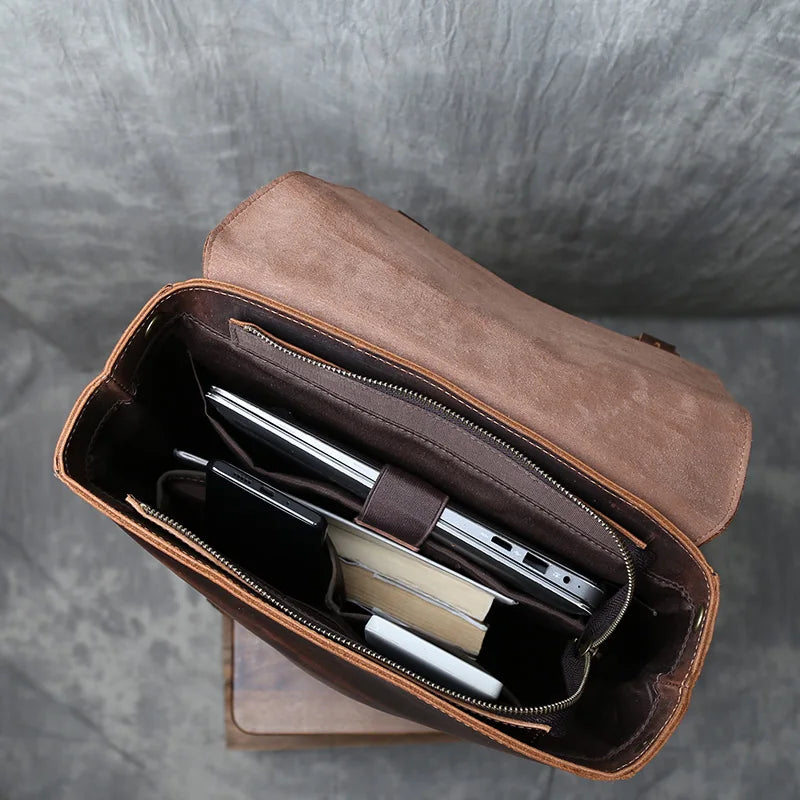 Sac à dos cuir homme "STRAIGHT BAG"