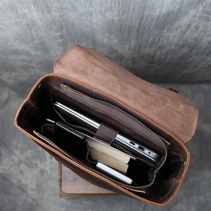 Sac à dos cuir homme "STRAIGHT BAG"