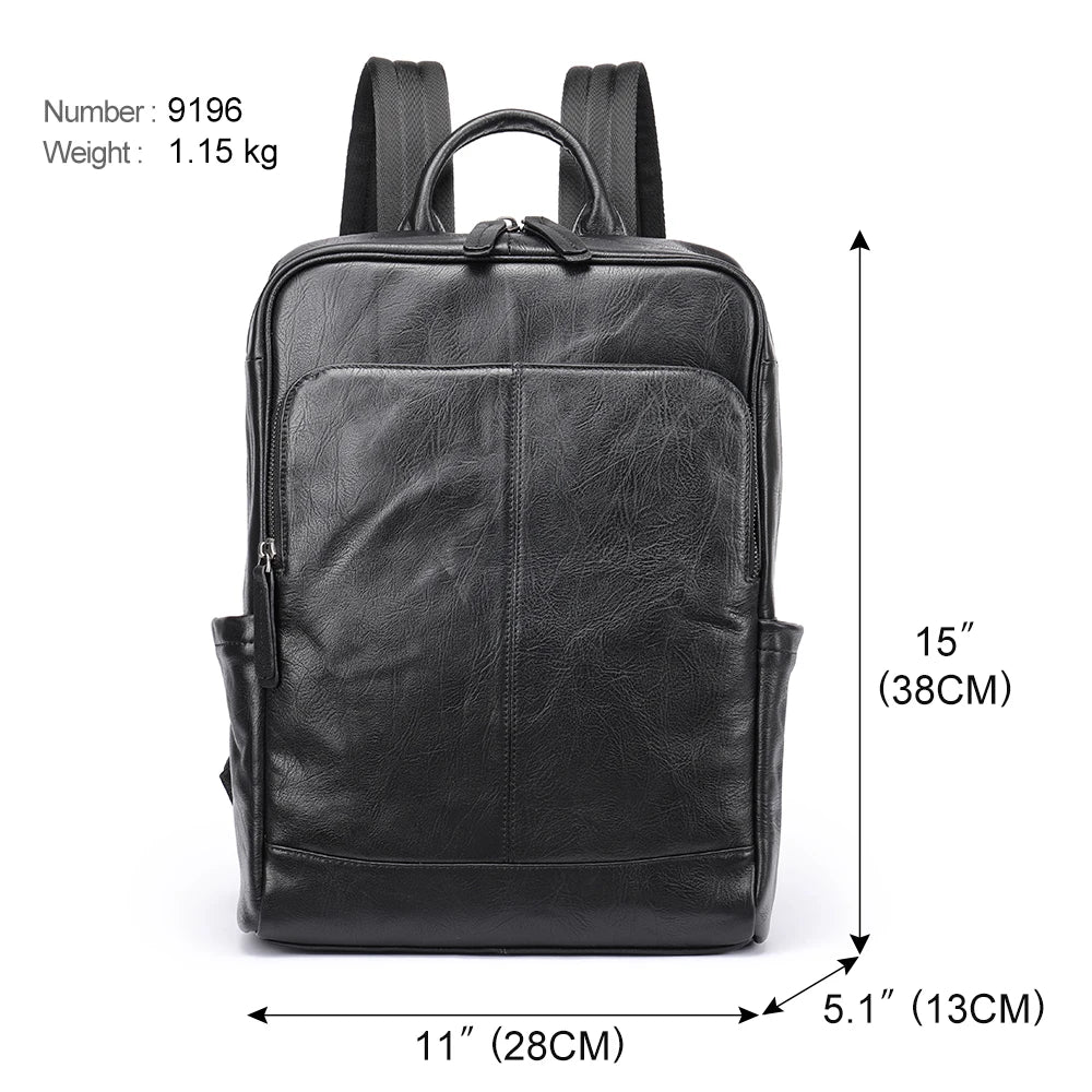 Sac à dos cuir Homme "GENUINE"