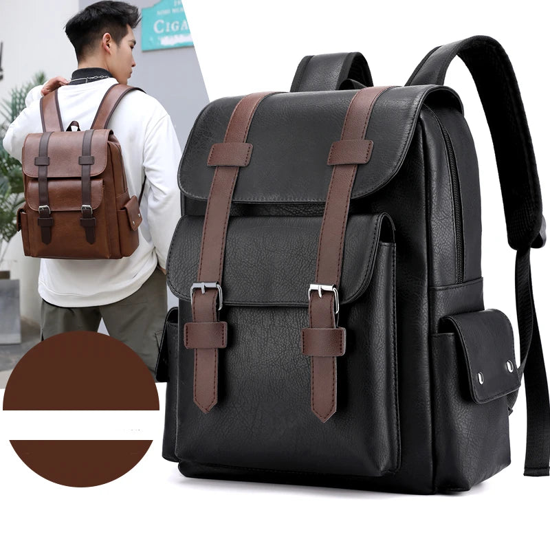 SAC A DOS CUIR HOMME "BACK PACK"