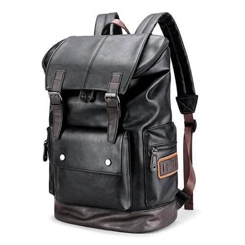 Sac à dos cuir Homme "ANTI THEFT"