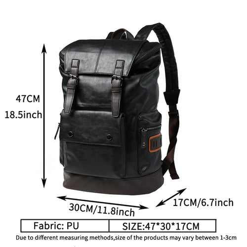 Sac à dos cuir Homme "ANTI THEFT"