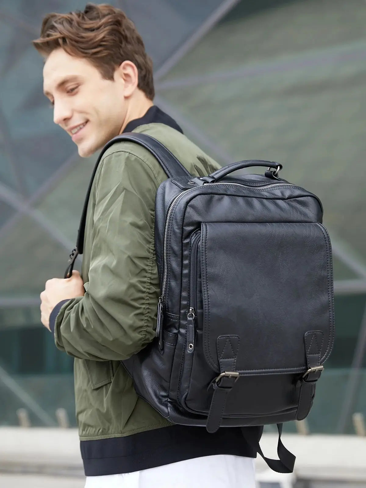Sac à dos cuir Homme "BACKPACK BUSINESS"