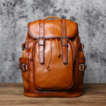 Sac à dos cuir Homme "NZP RETRO"