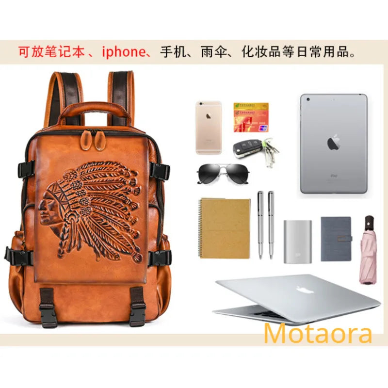 Sac à dos cuir Homme "CHEROKEE FEELING"