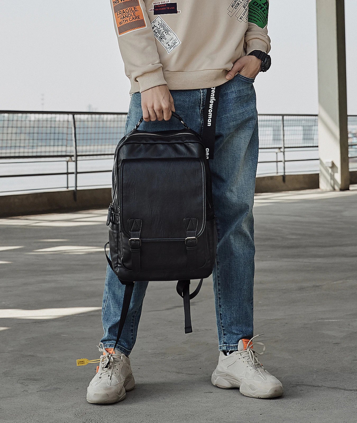 Sac à dos cuir Homme "BACKPACK BUSINESS"