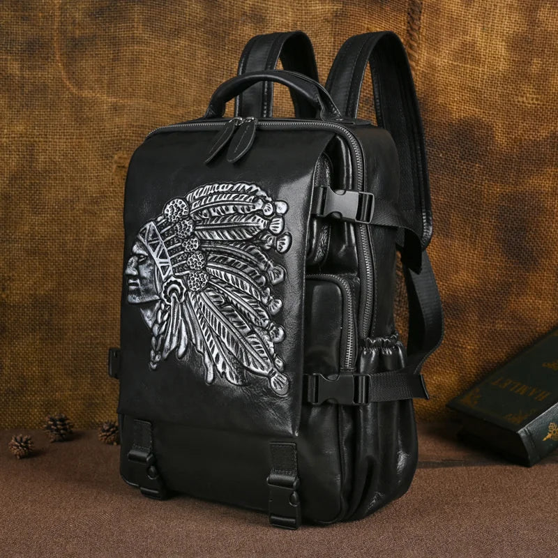 Sac à dos cuir Homme "CHEROKEE FEELING"