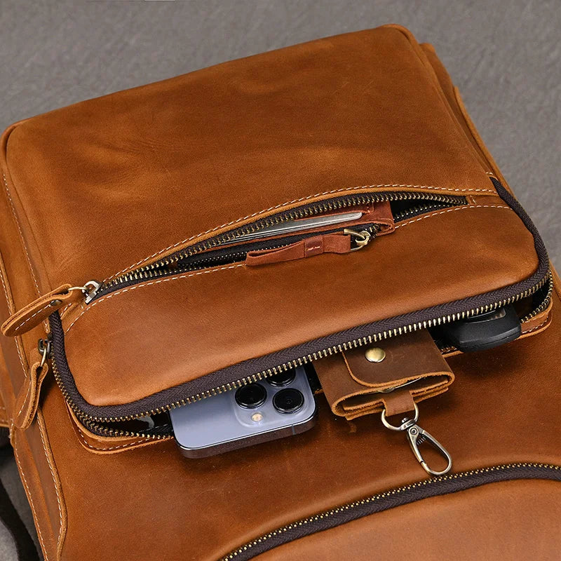 Sac à dos cuir homme "LULAFAN"