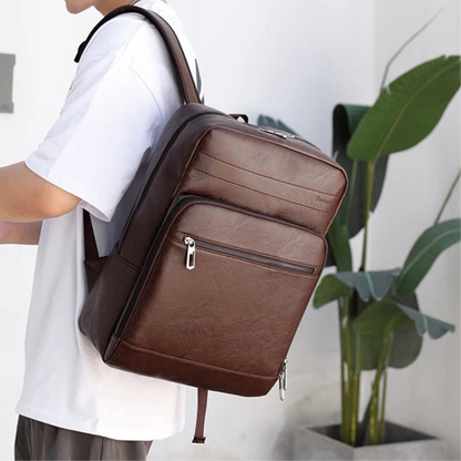 Sac à dos en cuir homme "AMERICAN FASHION"