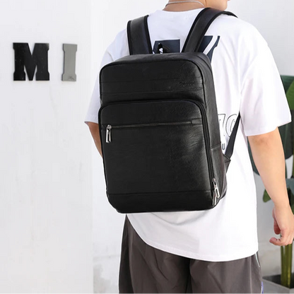 Sac à dos en cuir homme "AMERICAN FASHION"