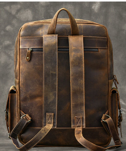 Sac à dos cuir homme "JOIN ARMY"