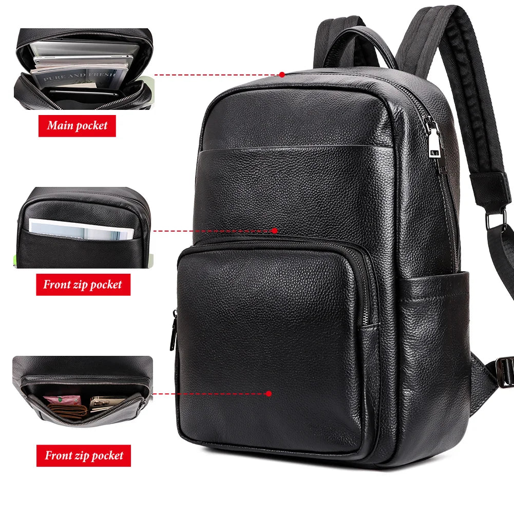 Sac à dos  cuir homme "KAVIS"
