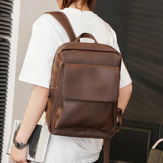 Sac à dos cuir homme "LEATHER BAG"