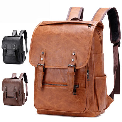 Sac à dos cuir homme "MEN ZIPPER"