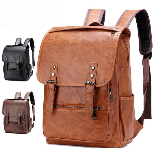 Sac à dos cuir homme "MEN ZIPPER"