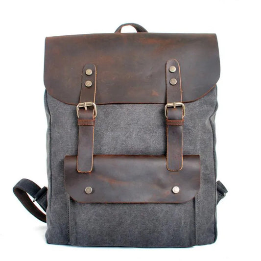 Sac à dos cuir homme "NEW TEACHER"