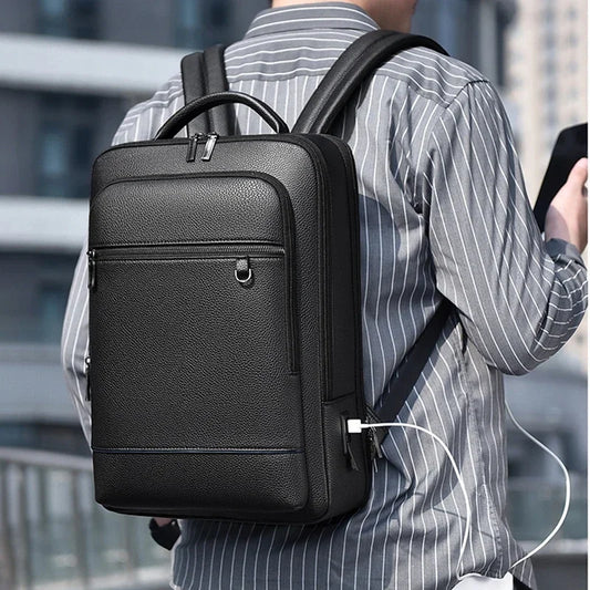 Sac à dos cuir homme "SECURITY GUARD"