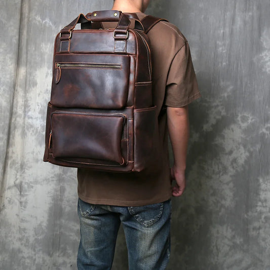 Sac à dos cuir homme "TRAVEL"