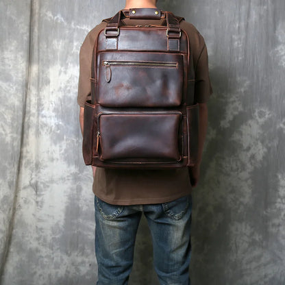 Sac à dos cuir homme "TRAVEL"
