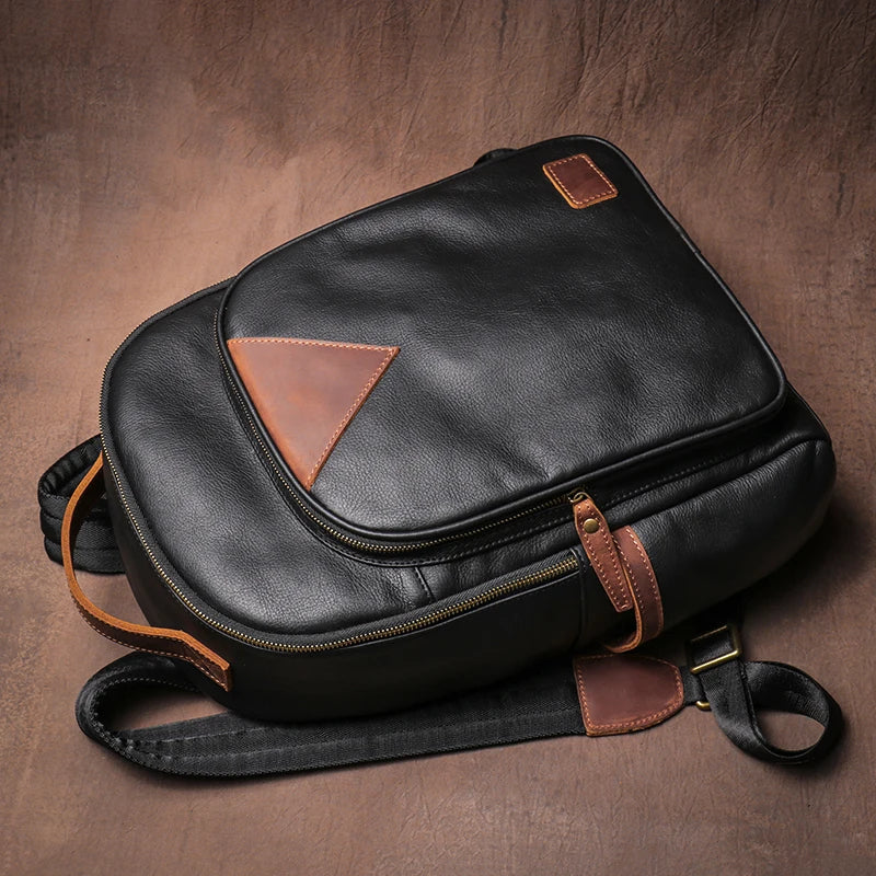 Sac à dos cuir homme "WEEKEND TRAVEL"